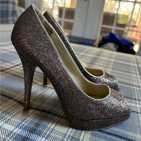Steve Madden Glitter Heels/Pumps - Picture 1 of 8